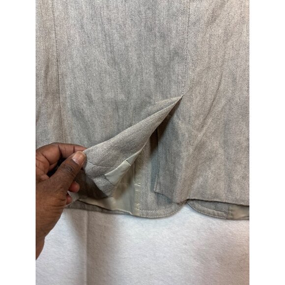 J.Crew Schoolboy Blazer Size 4 Beige Two-Button Womens Jacket - Picture 16 of 16